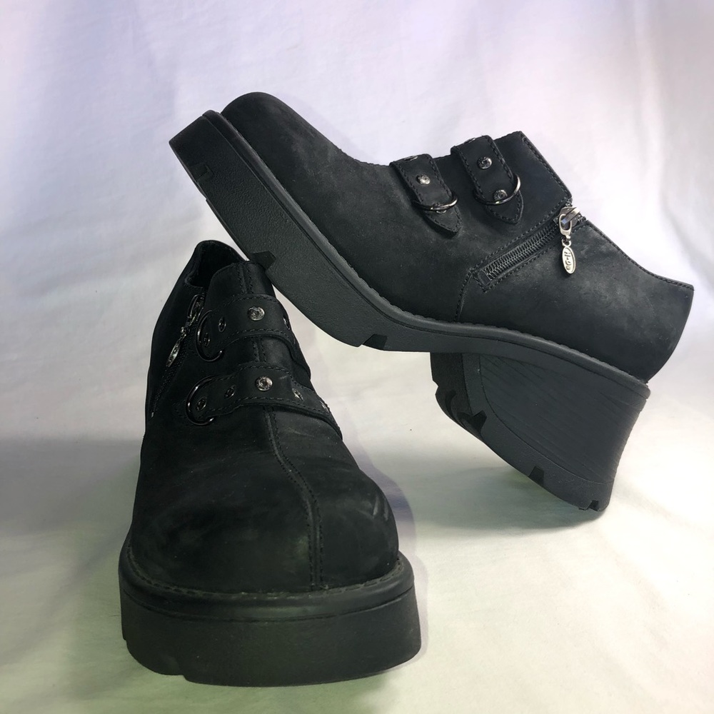 Harley Davidson Platform Shoe Black